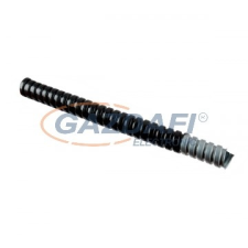 Elmark acél spirál gégecső PVC szigeteléssel, 18/22,4mm, fekete villanyszerelés