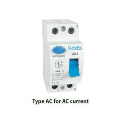 Elmark Áram-védőkapcsoló 2 pólusú (Fi-relé) 32A 100mA villanyszerelés