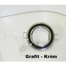 Elmark Beépíthető spot lámpatest SA-71 fix Grafit-króm világítás