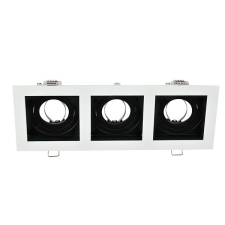 Elmark EL-110SQ3 SQ. RECESSED DOWNLIGHT GU10 WHITE &amp; BLACK világítás