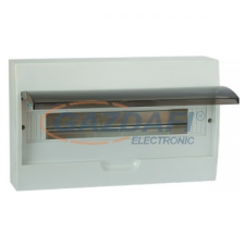 Elmark falon kívüli műanyag elosztódoboz, 4 modul, 1 sor, 110x205x75mm, IP40, fehér villanyszerelés