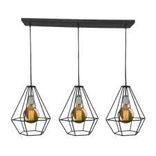 Elmark - Heidi 3-as Függeszték Fekete világítás