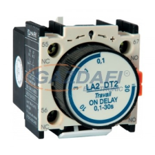 Elmark időzítő egység kontaktorhoz, LT02-DT4, 10~180s, Z+NY villanyszerelés
