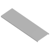 Elmark kábeltálcafedél, rozsdamentes acél, 10x50x0,8mm, 2.5m hosszú darabok