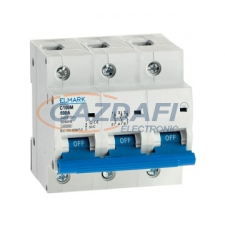 Elmark kismegszakító, C100M, 100A, 3P, 10kA, D villanyszerelés