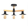 Elmark PHIL lámpa 3xE27 fekete/fa