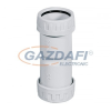 Elmark PVC cső-cső összekötő, d=16mm, IP65, szürke
