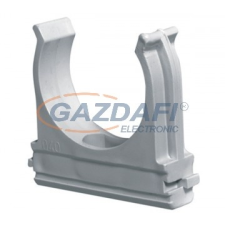 Elmark PVC csőbilincs, d=16mm, szürke, 100db/csomag villanyszerelés