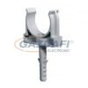 Elmark PVC csőbilincs fémcsavarral, d=20mm, szürke, 100db/csomag