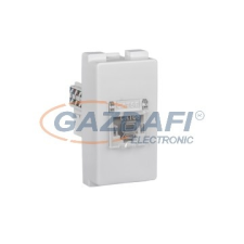 Elmark "Lecce" süllyesztett informatikai csatlakozóaljzat RJ45 Cat6E, fehér villanyszerelés