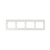 Elmark Rhyme vízszintes négyes keret Fehér metál