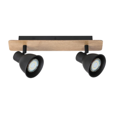 Elmark - Riko Spot 2 Fa/Fekete világítás