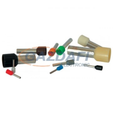 Elmark szigetelt érvéghüvely, piros, 1mm2, 8mm, Е1008, 100db/csomag villanyszerelés