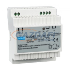 Elmark tápegység, 42W, 230V/15V, 2.8A, IP44 villanyszerelés