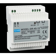 Elmark Tápegység DR45 15V 2.8A villanyszerelés
