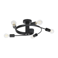 Elmark TWIST MENNYEZETI LÁMPA 5xE27 FEKETE világítás