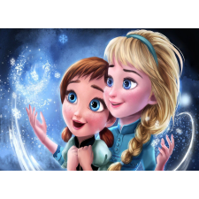  Elsa és Anna tapéta, 300 x 200 cm tapéta, díszléc és más dekoráció