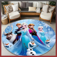  Elsa Princess szőnyeg jéggel és hóval kerek 150 cm DT1136331-150 lakástextília