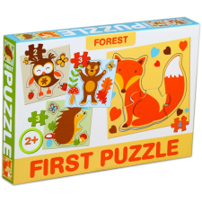 Első puzzle-m: erdei állatok puzzle, kirakós