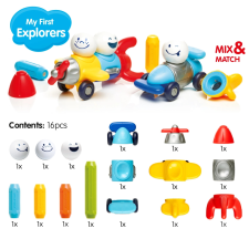  Első SmartMax kalandjaim - 16 darab mágneses építőjáték