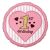 Első születésnap 1st Birthday Pink, Első születésnap fólia lufi 36 cm