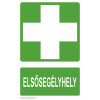  Elsősegélyhely - műanyag, 160*240