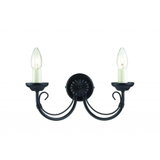 Elstead CHARTWELL fekete falikar (ELS-CH2-BLACK) E14 2 izzós IP20 világítás