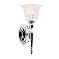 Elstead DRYDEN króm fürdőszobai falikar (ELS-BATH-DRYDEN1-PC) G9 1 izzós IP44 világítás