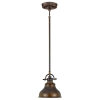Elstead Függeszték Bronz EMERY ELSTEAD-QZ-EMERY-P-S-PN