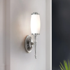 Elstead Lighting Elstead glamour klasszikus fali lámpa dryden fehér króm elsbath-dryden5-pc