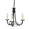 Elstead Lighting Elstead klasszikus csillár minster fekete elsmn3-black