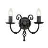Elstead Lighting Elstead klasszikus fali lámpa artisan fekete elsart2-black