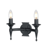 Elstead Lighting Elstead klasszikus fali lámpa saxon fekete elssax2-blk