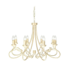 Elstead OLIVIA fehér  csillár (ELS-OV8-IVORY-GOLD) E14 8 izzós IP20