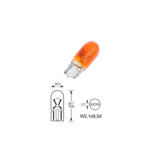 ELTA VisionPro 12V 5W W2.1x9.5d Amber Izzó autó izzó, izzókészlet