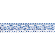 Élvédő Fineza Ricordi bleu 4x20 cm fényes RICLIFIB járólap