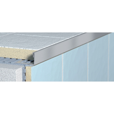  Élvédő Havos záró rozsdamentes acél 300 cm NRZ10300 élvédő, sín, szegélyelem