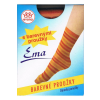  - EMA csíkos bokafix, 60 DEN, m:36-41, 1 pár fekete
