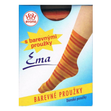 - EMA csíkos bokafix, 60 DEN, m:36-41, 1 pár fekete női zokni