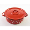 EMA-LION Bonyhádi Zománcáru Bonyhádi pöttyös zománcozott lábas + fedő 22 cm