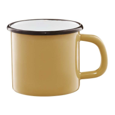  Emalia Olkusz zománcozott bögre 9 cm/0.5 l sárga bögrék, csészék