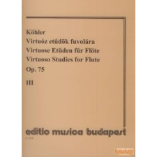 EMB Virtuóz etűdök fuvolára 3. op.75 művészet