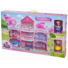  Emeletes babaház - 73 x 34 x 57 cm babaház