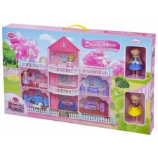 Emeletes babaház - 73 x 34 x 57 cm (65419) barbie baba