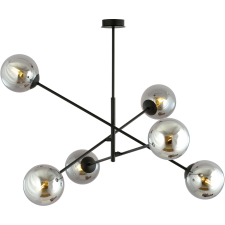 Emibig modern függeszték linear fekete grafit emi1167/6 világítás