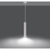 Emibig modern függeszték luna fehér króm emi955/1
