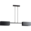 Emibig modern függeszték tolos fekete arany emi633/2