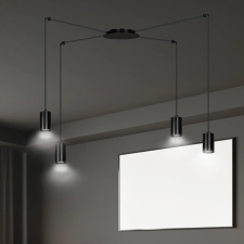 Emibig modern függeszték traker fekete emi524/4 világítás