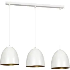 Emibig modern skandináv függeszték lenox fehér emi411/3 világítás
