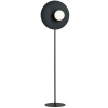 Emibig OSLO LP1 BLACK/OPAL 1186/LP1 modern állólámpa üvegbúrával